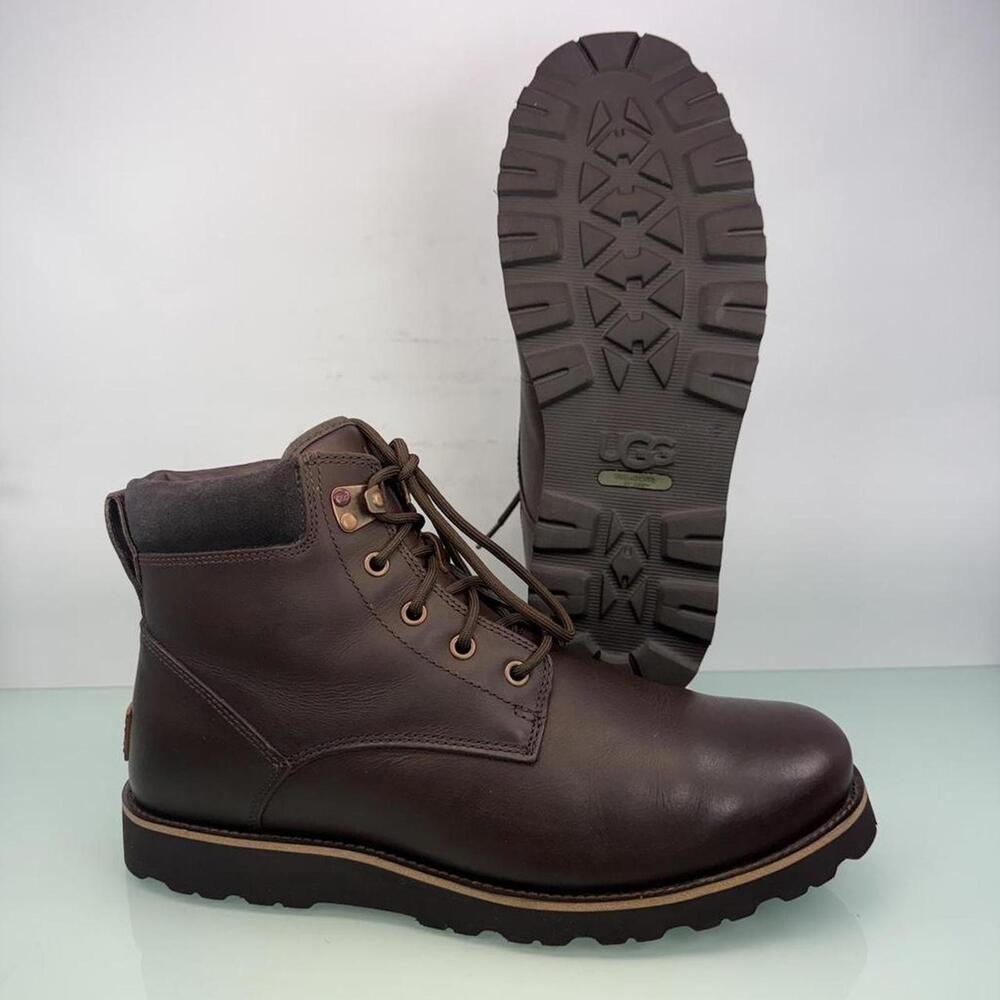 UGG Men's Winter Brown Boot Sz 11 leather wool